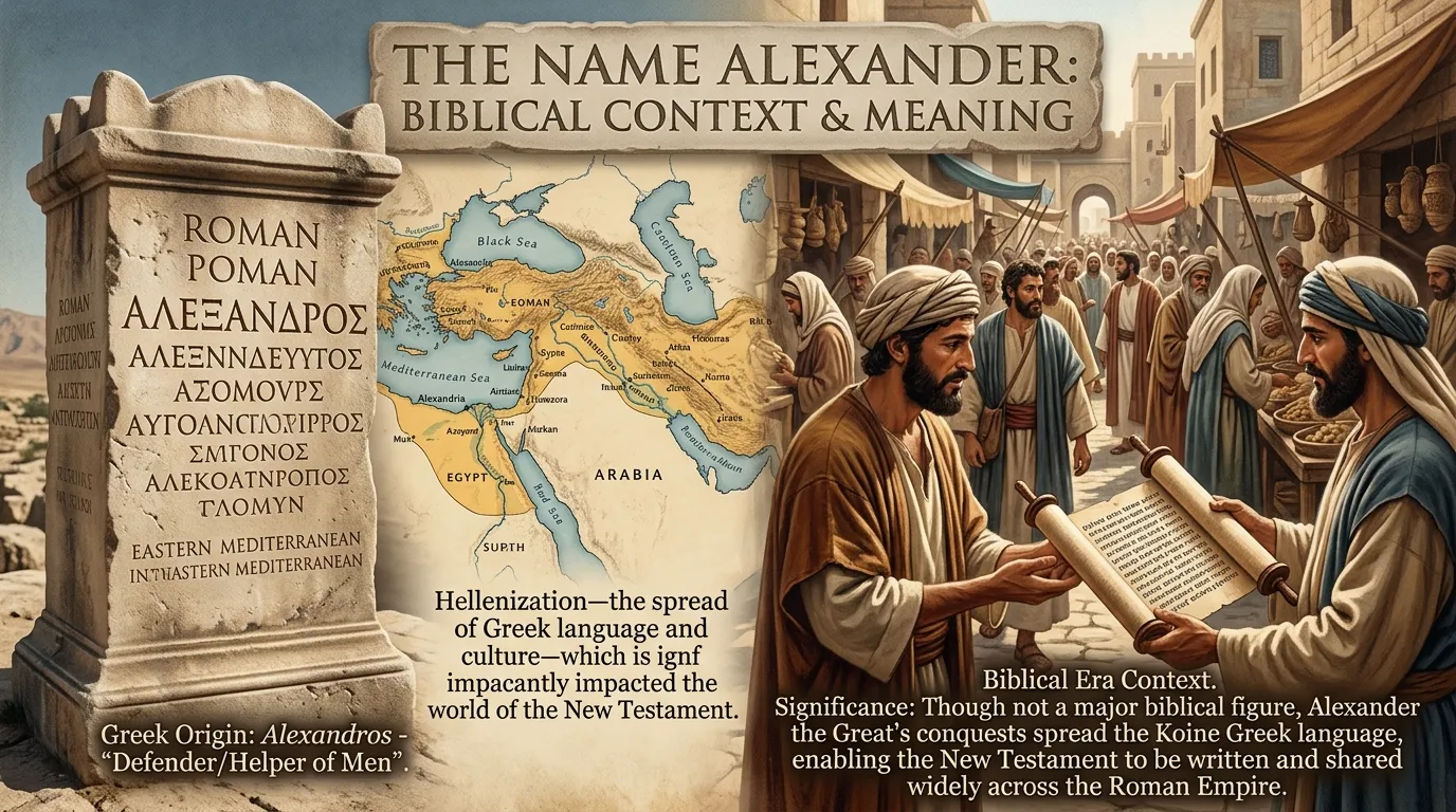 Alexander Meaning in Bible