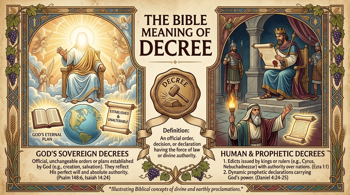 Decree Meaning in the Bible