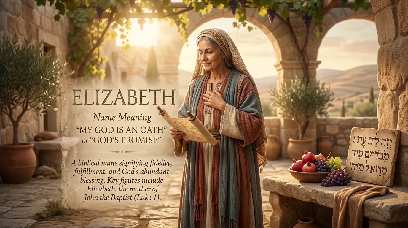 Elizabeth Name Meaning Bible