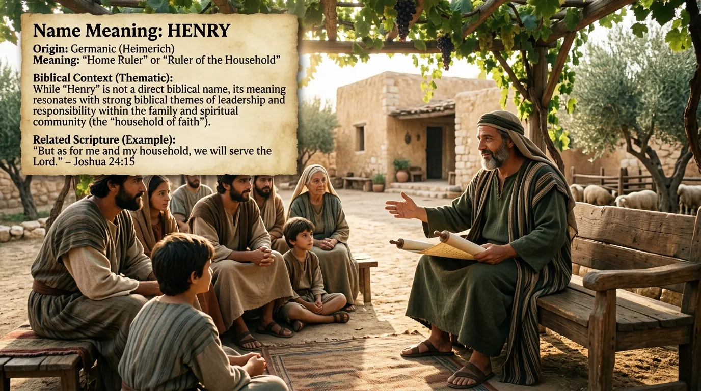Henry Name Meaning Bible