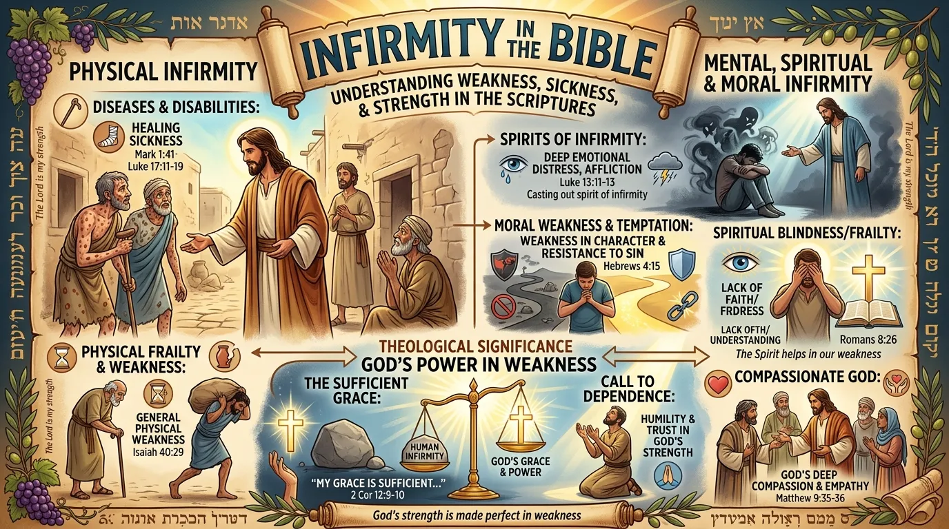 Infirmity Meaning in the Bible