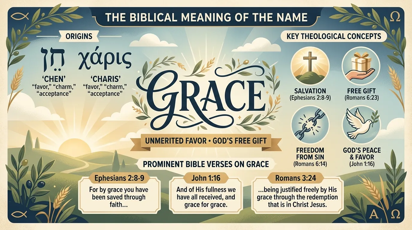 Grace Name Meaning in the Bible