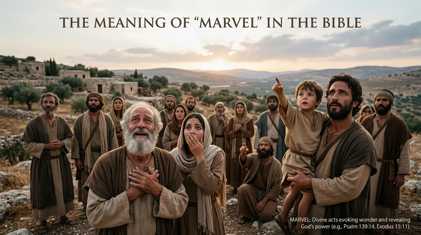 Marvel Meaning in Bible