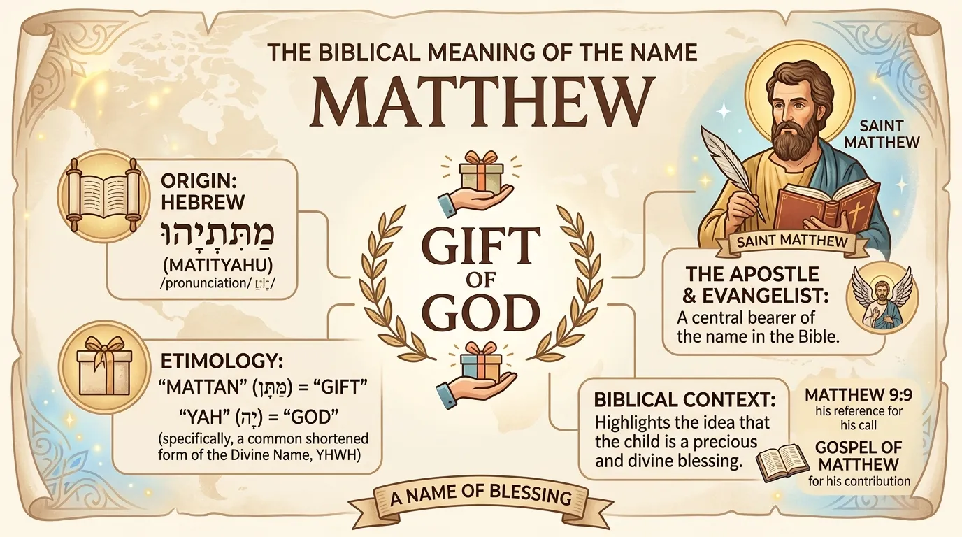 Matthew Name Meaning Bible